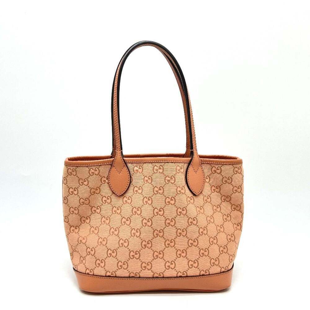 GUCCI Pink Canvas Tote Bag - Picture 2 of 16
